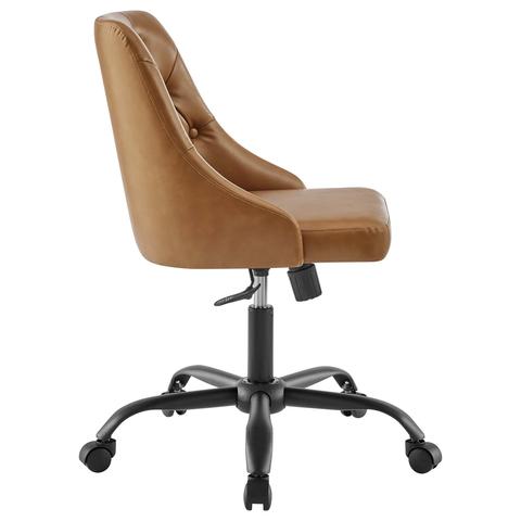 Sting Tufted Swivel Vegan Leather Office Chair thumbnail 4