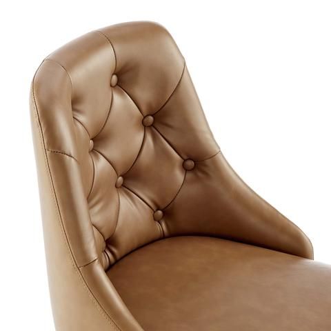 Sting Tufted Swivel Vegan Leather Office Chair thumbnail 6