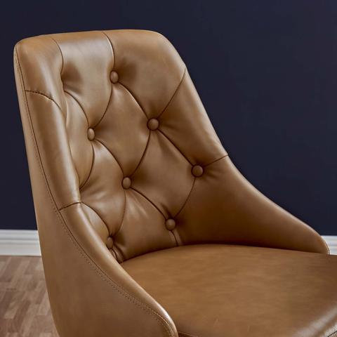 Sting Tufted Swivel Vegan Leather Office Chair thumbnail 8