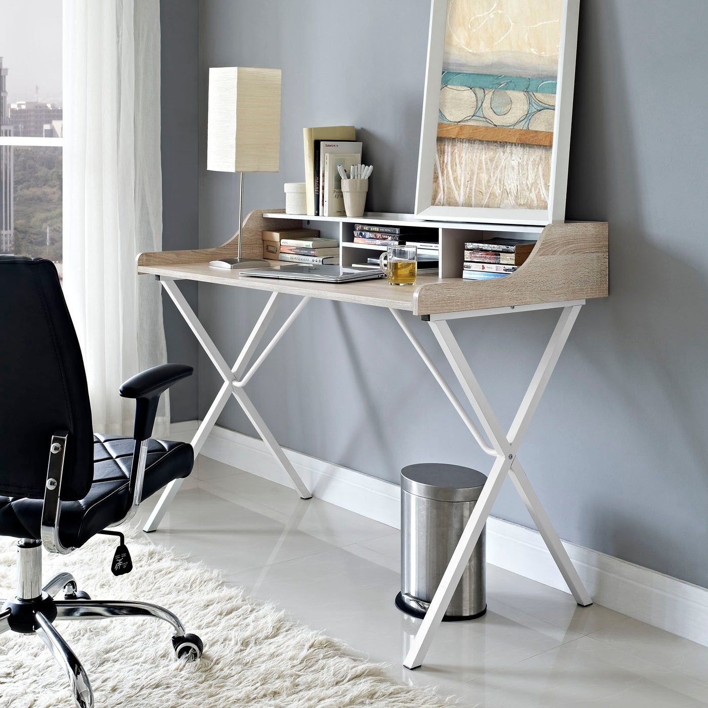 Nilo Office Desk - Natural thumbnail 2
