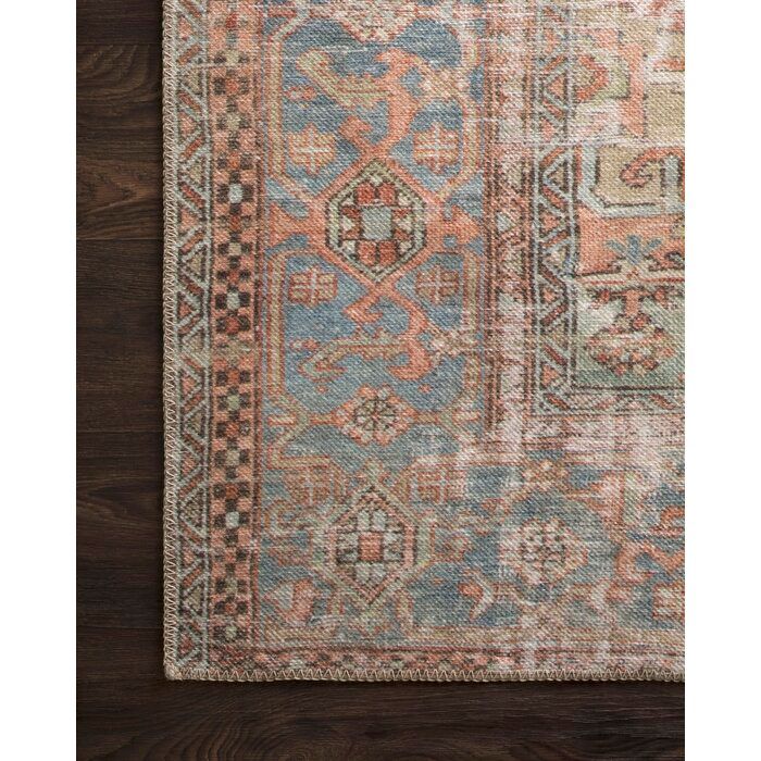Skye Oriental Area Rug in Terracotta thumbnail 5