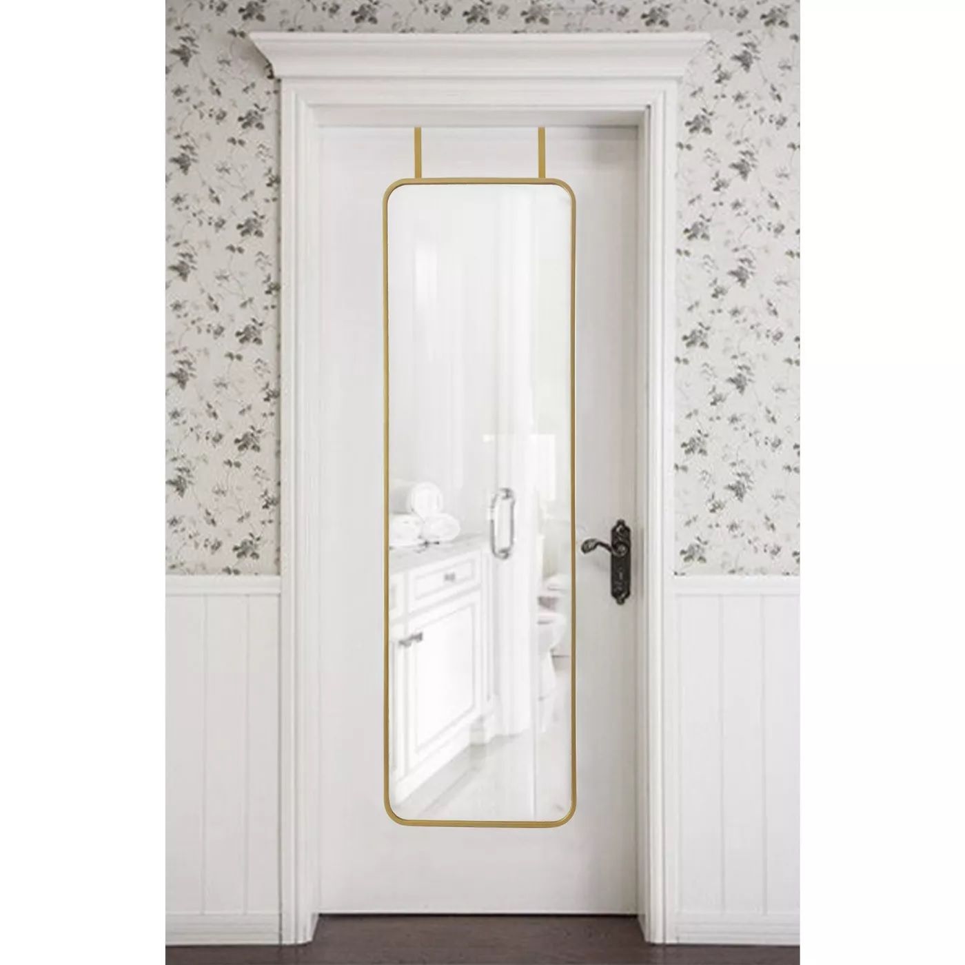Over the Door Mirror Metal thumbnail 2