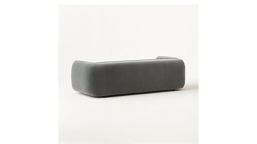 VALMAR GREY VELVET SOFA thumbnail 3
