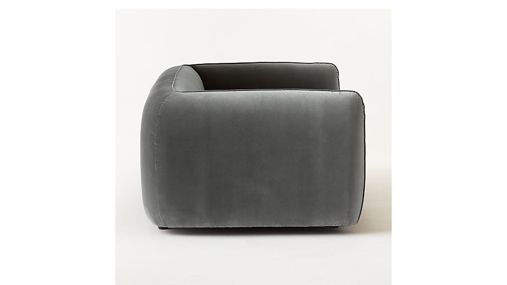 VALMAR GREY VELVET SOFA thumbnail 4