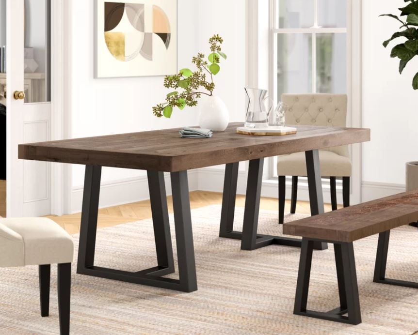 Stephen Pine Solid Wood Dining Table thumbnail 3
