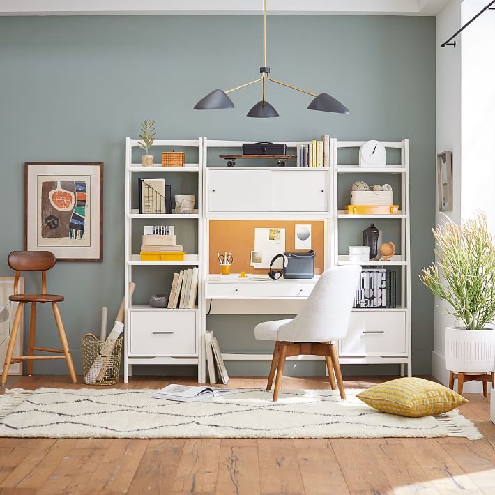Mid-Century Smart Desk - White - WE Kids thumbnail 2