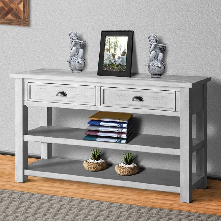 Isabell 50 Solid Wood Console Table thumbnail 2