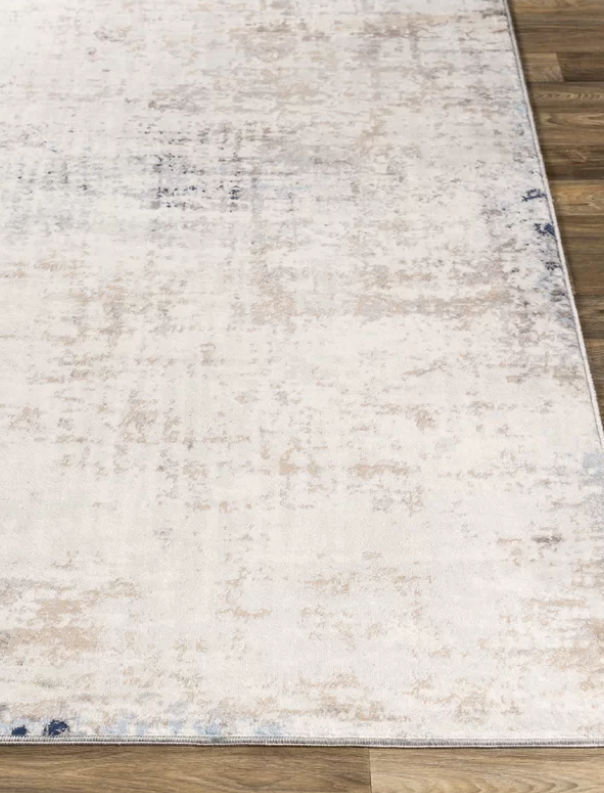 Copenhaver Power Loom Blue Ivory Rug-7'10"x10' thumbnail 3