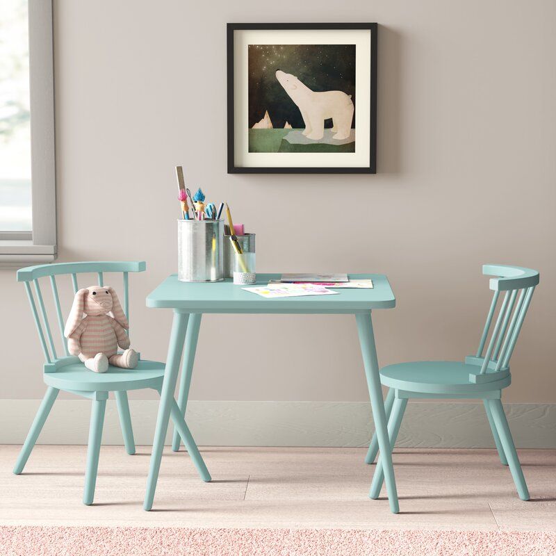 Nicklas Kids 3 Piece Windsor Writing Table and Chair thumbnail 2