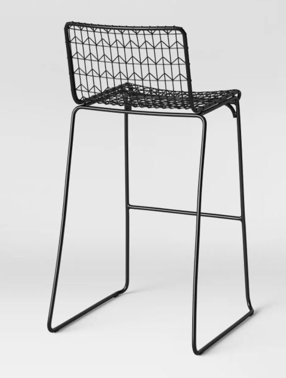 Oster Wire Barstool Black thumbnail 3