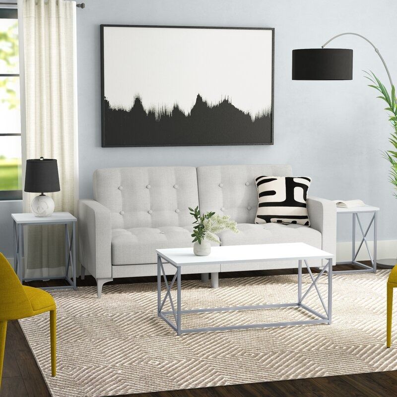 Calzada 3 Piece Coffee Table Set thumbnail 2