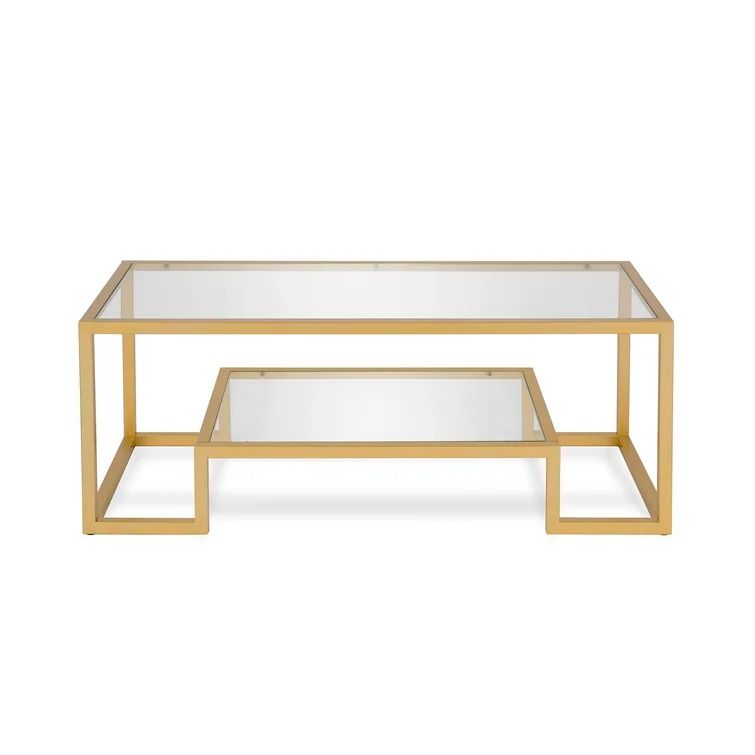Imel Frame Coffee Table with Storage thumbnail 3