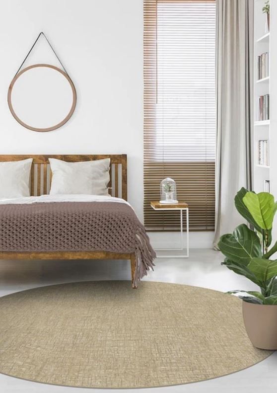 Crosshatch Natural Rug-6'x6' thumbnail 2