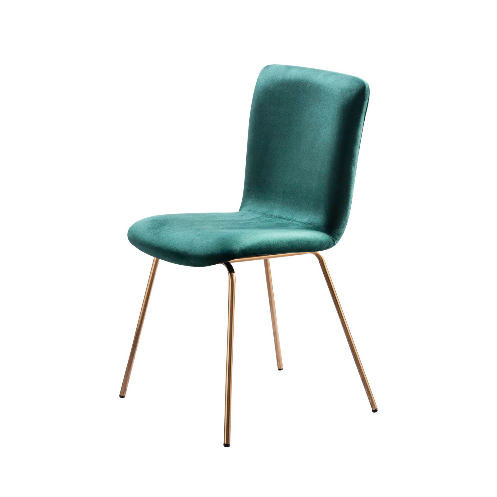 Travers Velvet Upholstered Side Chair Set of 2 thumbnail 2