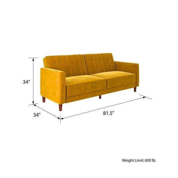DHP Pin Tufted Transitional Futon thumbnail 5