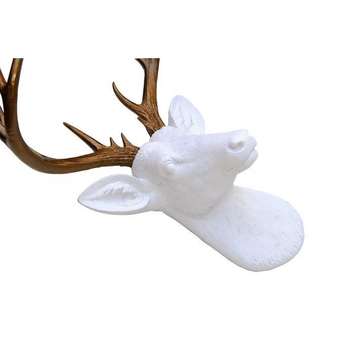 Large Deer Head Faux Taxidermy Wall Décor thumbnail 2