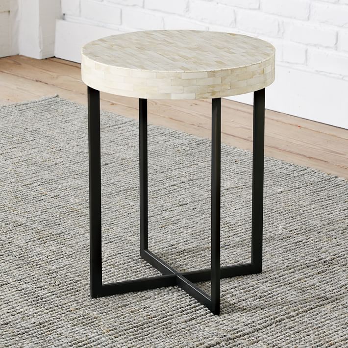Bone Side Table Ivory thumbnail 2