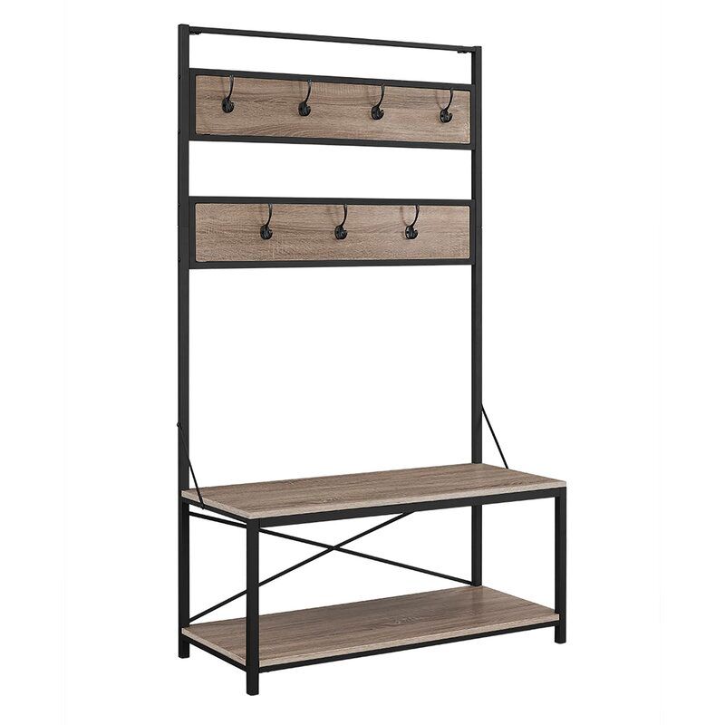 Jannie Hall Tree Bench and Shoe Storage thumbnail 2