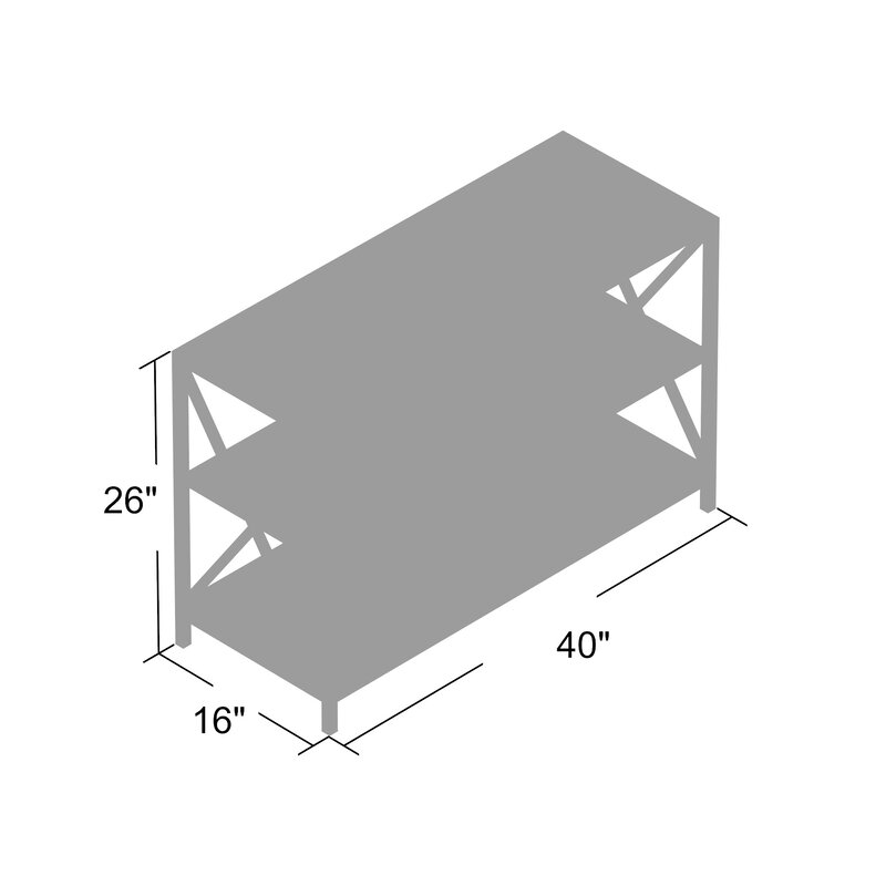 Augustus Metal Etagere Bookcase thumbnail 3