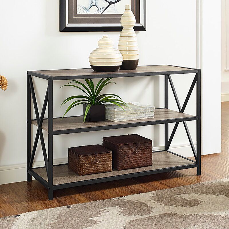 Augustus Metal Etagere Bookcase thumbnail 4