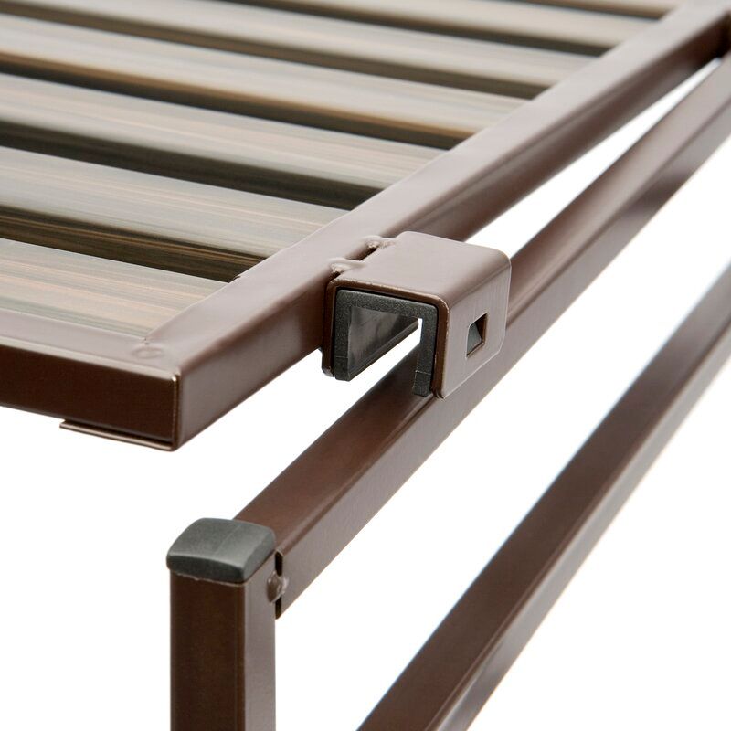 3 Tier 9 Pair Stackable Shoe Rack thumbnail 5