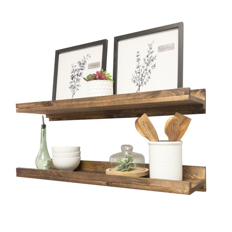 Tishie 2 Piece Pine Solid Wood thumbnail 2