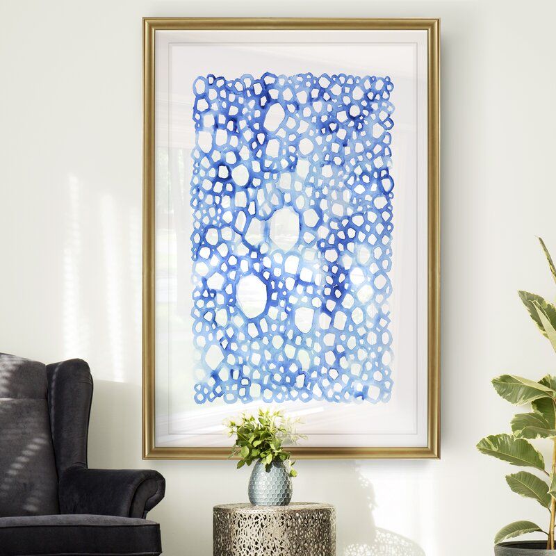 Indigo Plexus II Print on Canvas thumbnail 3