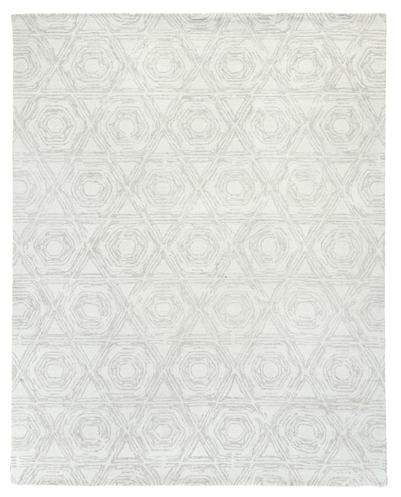 Pryce Hand Tufted Wool Gray Area Rug-8'x10' thumbnail 7