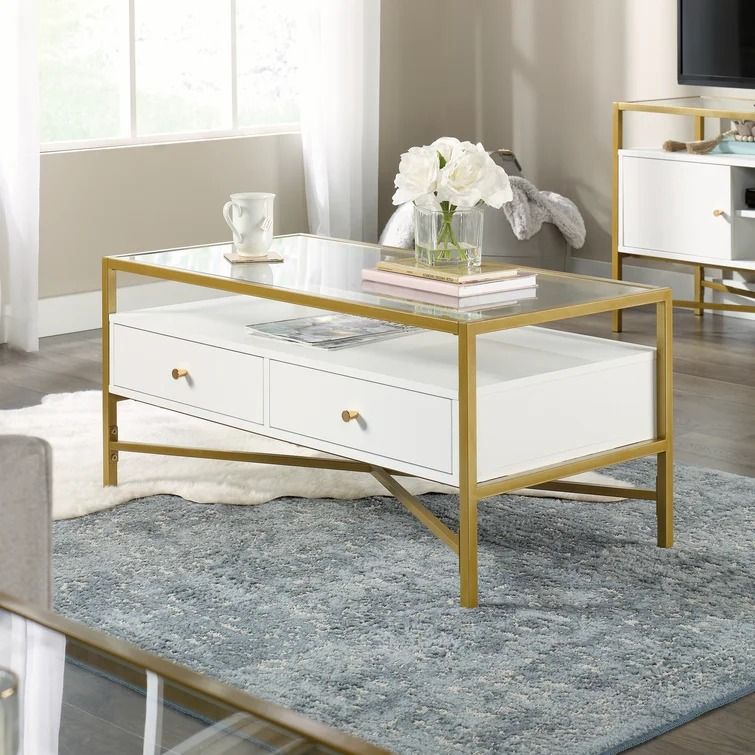 Delacruz Coffee Table with Storage thumbnail 2