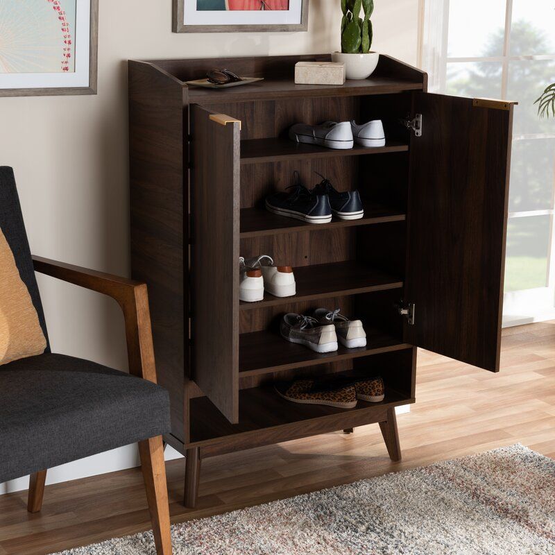Kellner 20 Pair Shoe Storage Cabinet thumbnail 2
