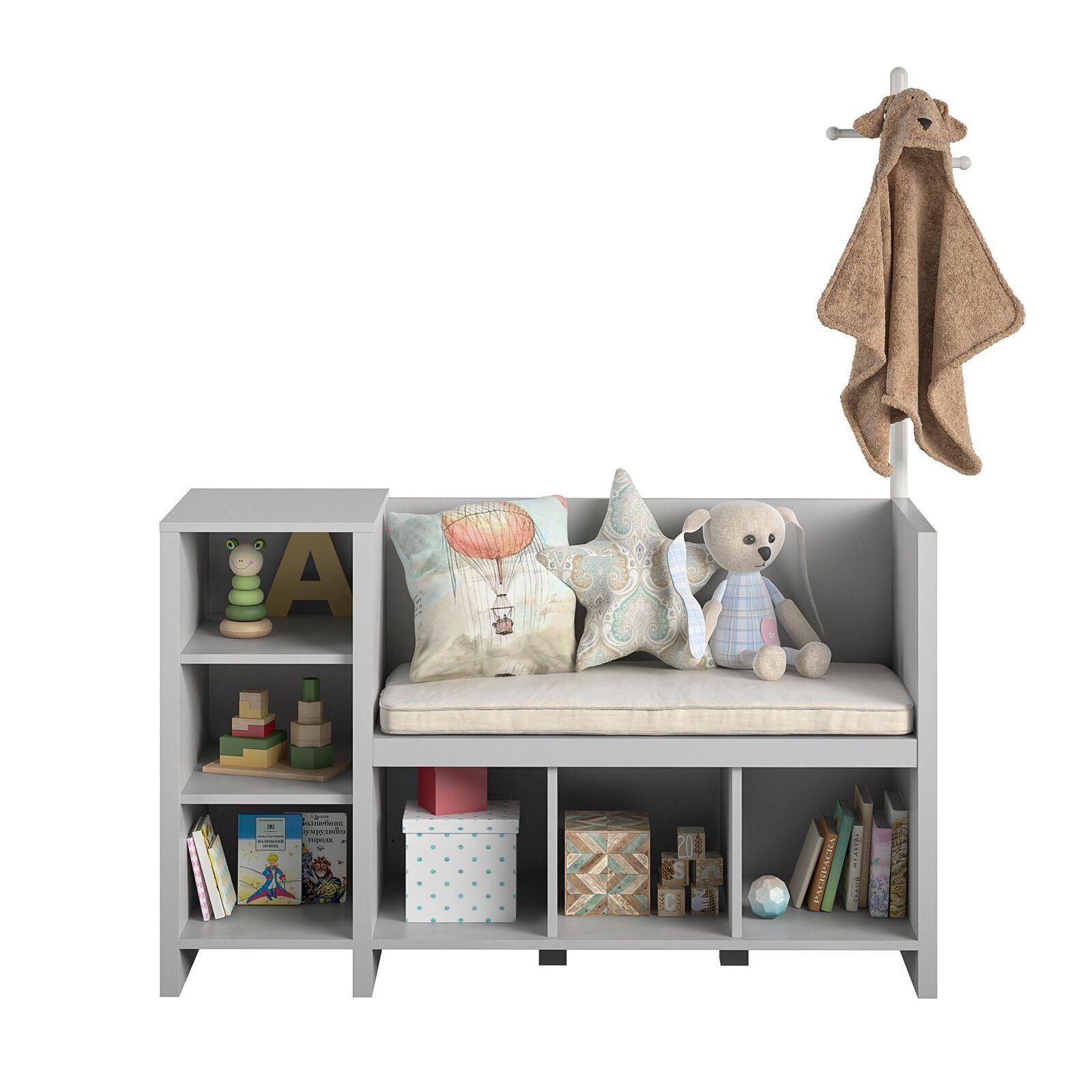 Torney Kid Toy Storage Bench thumbnail 5