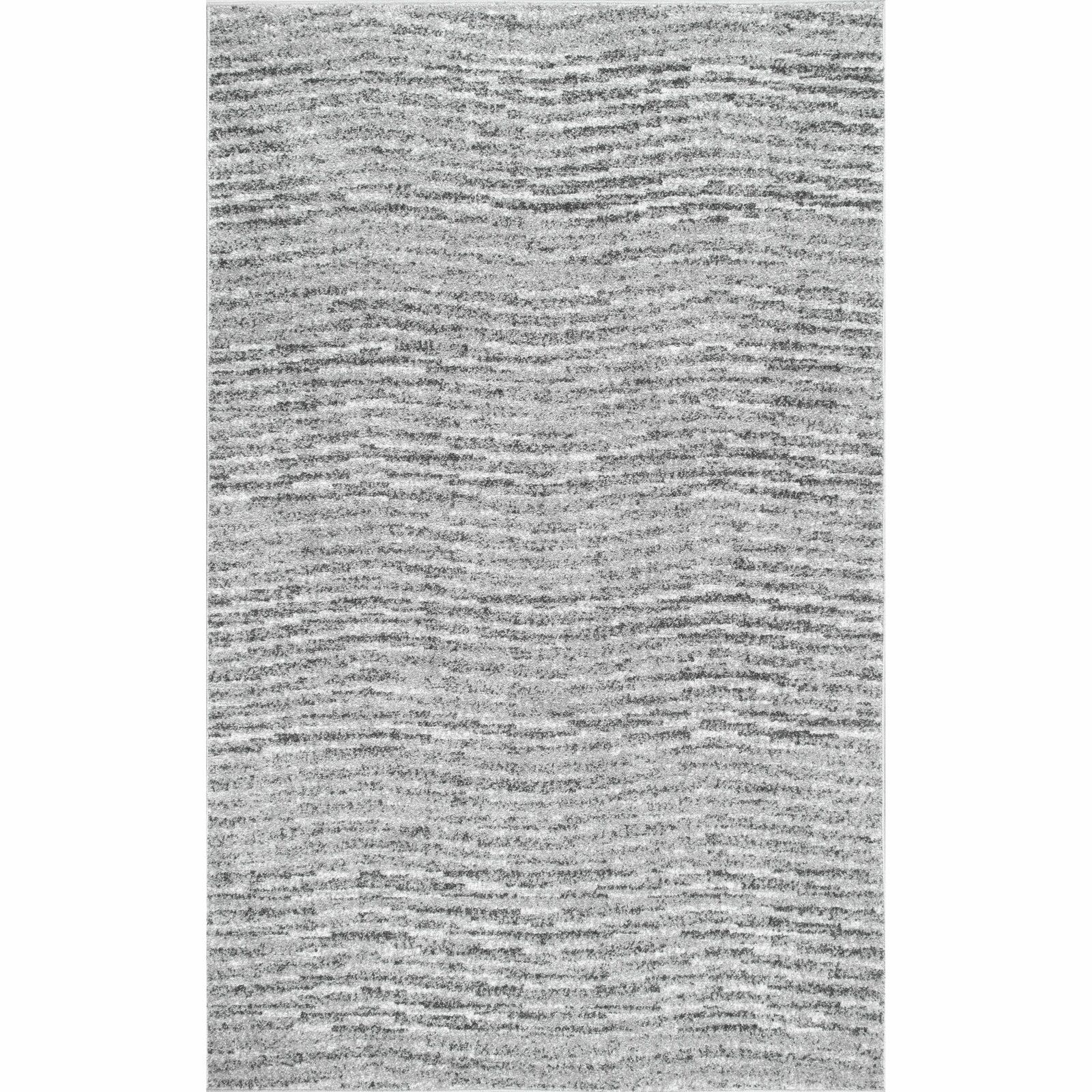 Peabody Abstract Gray Area Rug thumbnail 4