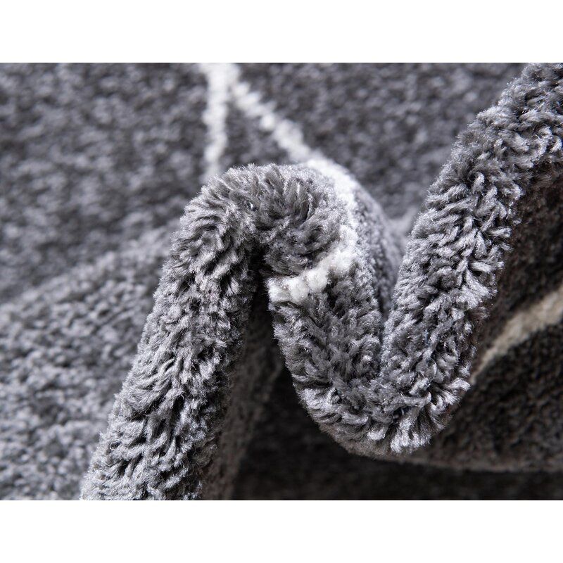 Elborough Geometric Gray Area Rug-10'x13' thumbnail 3