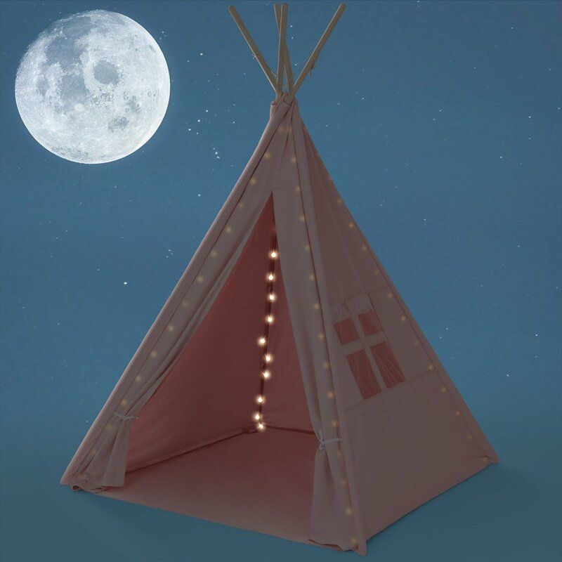 KIDS TRIANGULAR PLAY TENT WITH CARRYING BAG thumbnail 3