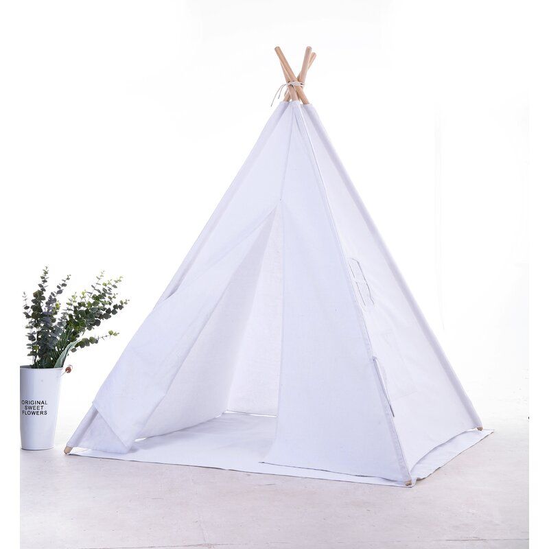 KIDS TRIANGULAR PLAY TENT WITH CARRYING BAG thumbnail 5