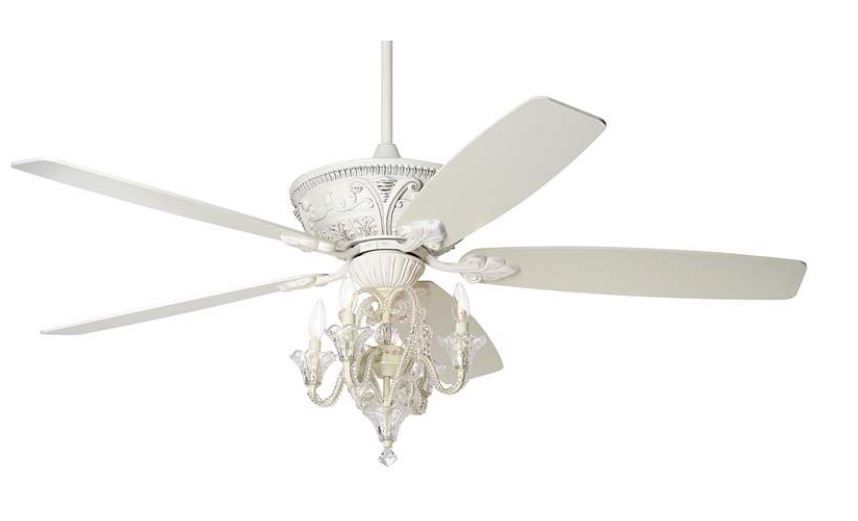Casa Vieja Montego Pull-Chain White LED Ceiling Fan thumbnail 2