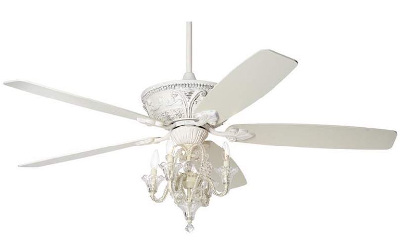 Casa Vieja Montego Pull-Chain White LED Ceiling Fan thumbnail 3