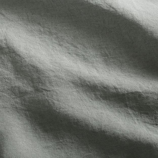 LINEN GREY FULL QUEEN DUVET COVER thumbnail 2