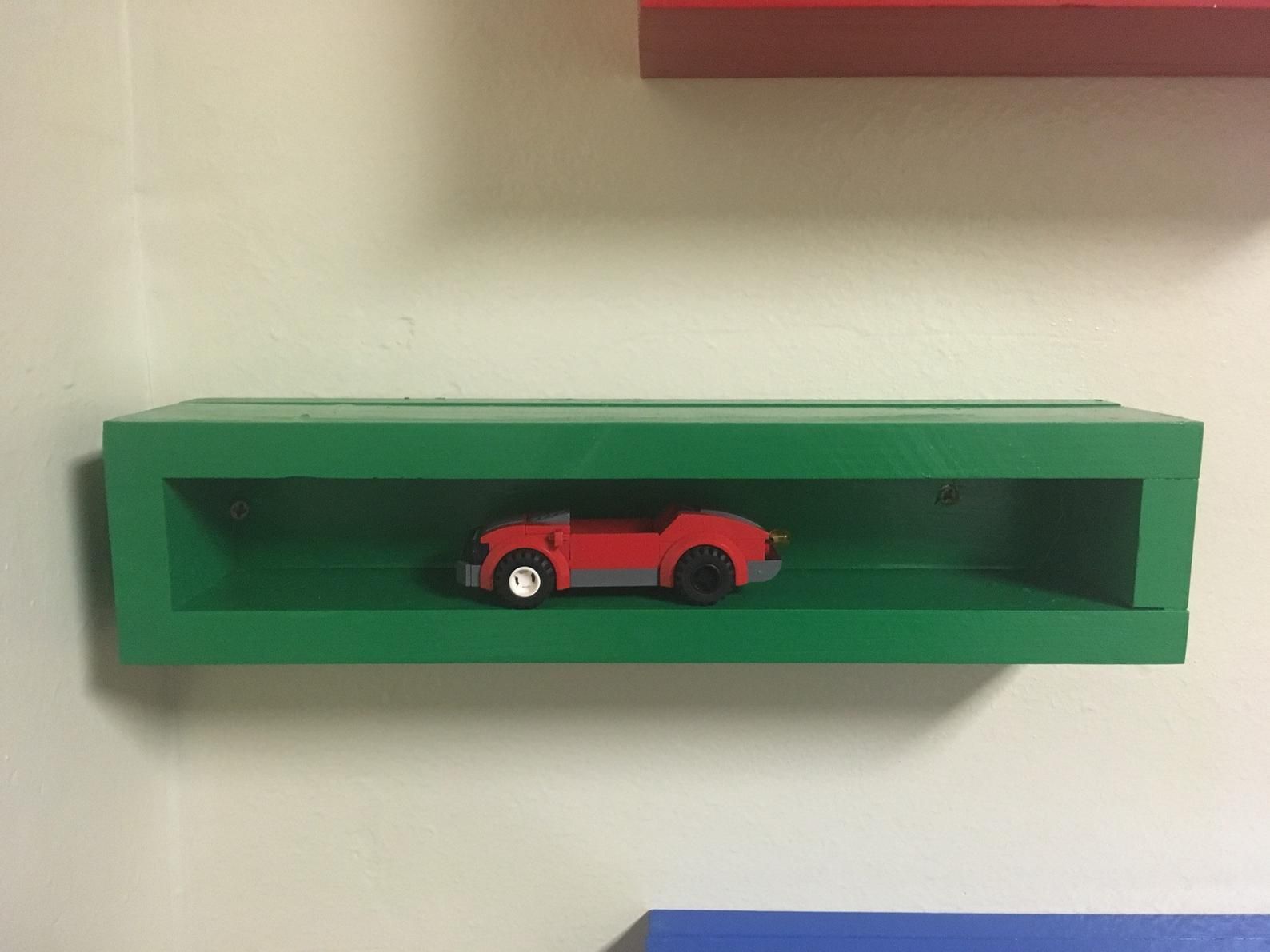 Lego inspired floating hidden compartment shelf thumbnail 7