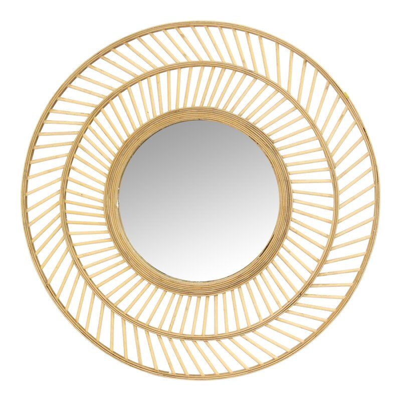 Trosper Rattan Eclectic Accent Mirror thumbnail 2