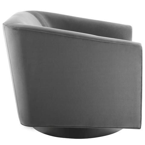 Witts Accent Swivel Chair Gray thumbnail 2