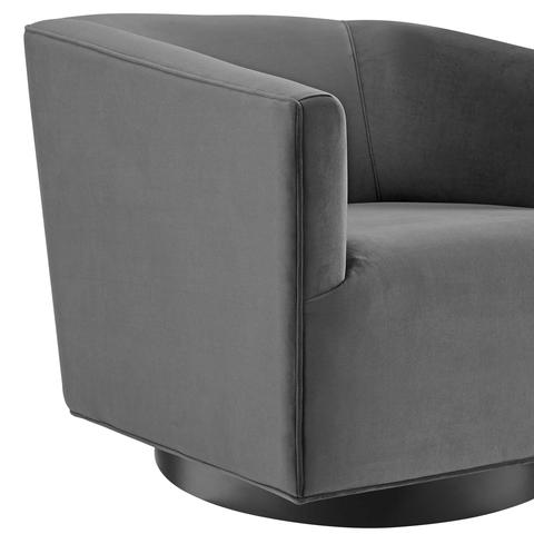 Witts Accent Swivel Chair Gray thumbnail 5