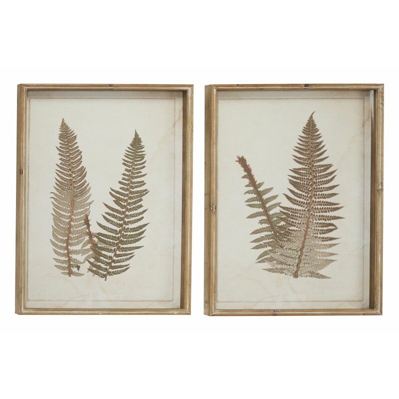 Large Vintage Fern Illustrations Set 2 of 2 thumbnail 2