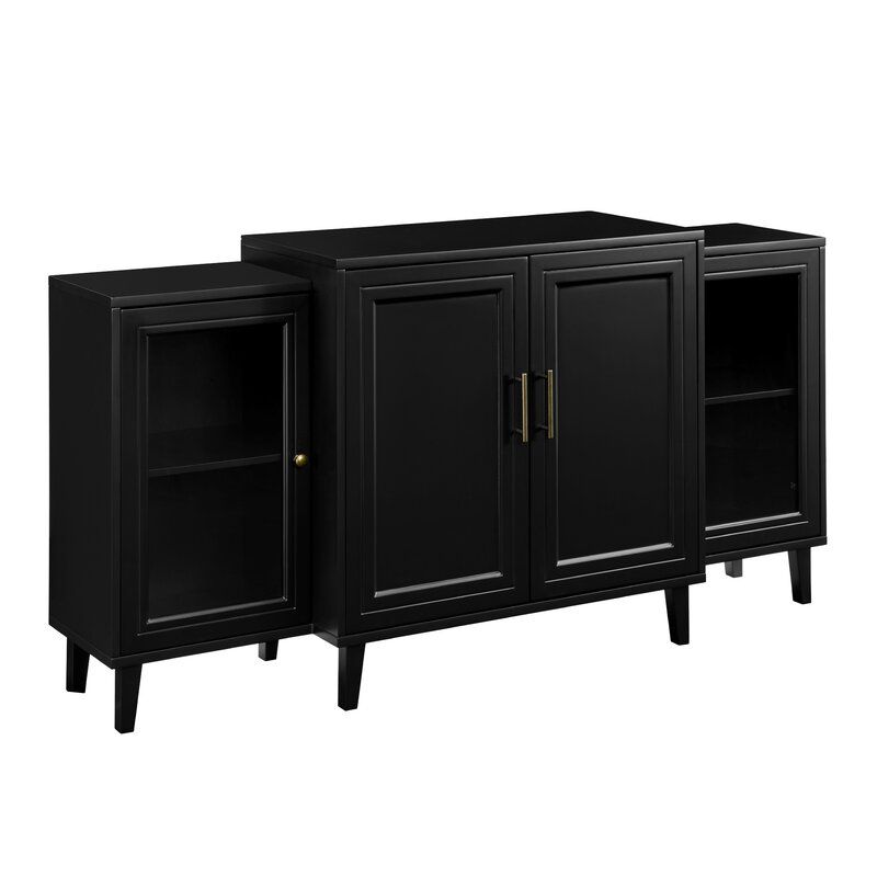 Elllise Modern Door Tiered Wide Sideboard thumbnail 2