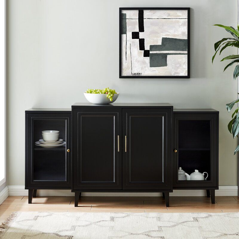 Elllise Modern Door Tiered Wide Sideboard thumbnail 3