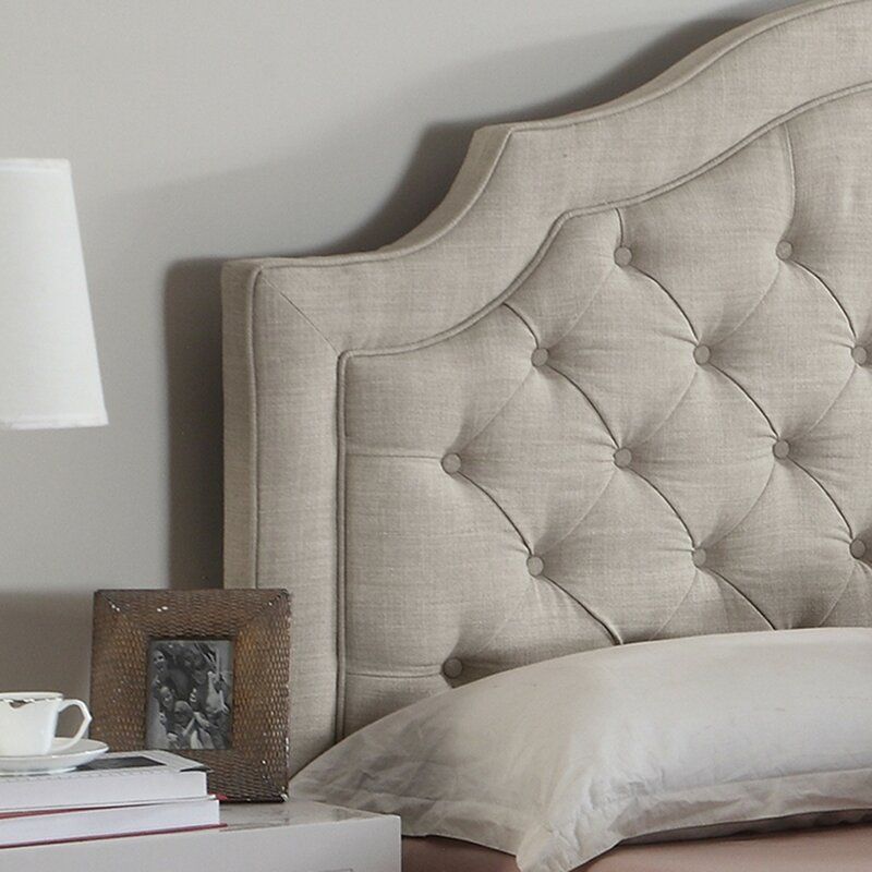 Swanley Tufted Upholstered Low Profile Standard Bed-Queen thumbnail 2