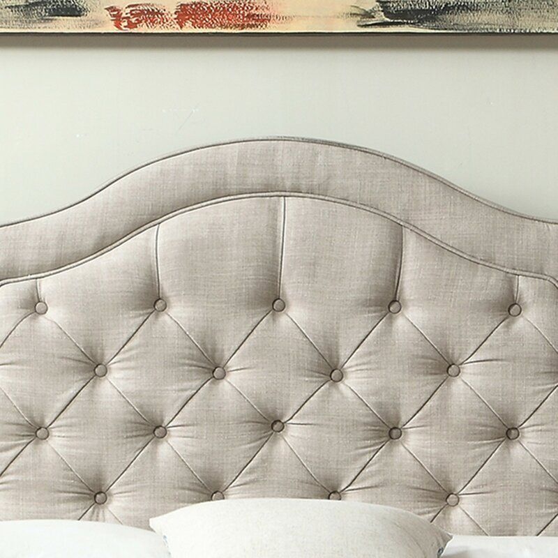Swanley Tufted Upholstered Low Profile Standard Bed-Queen thumbnail 3