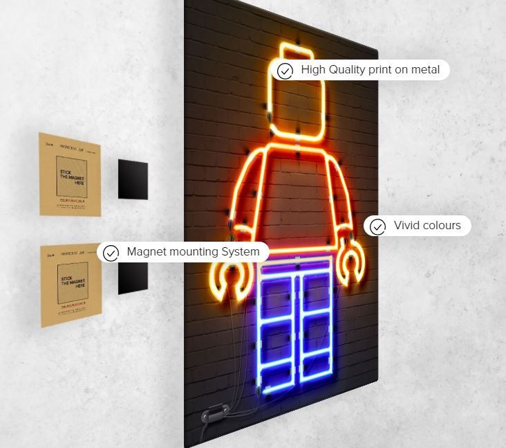 Lego neon sign thumbnail 2