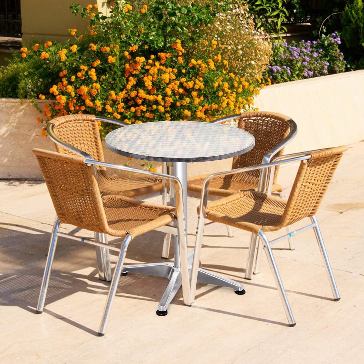 Giantex Bistro Bar Table thumbnail 2