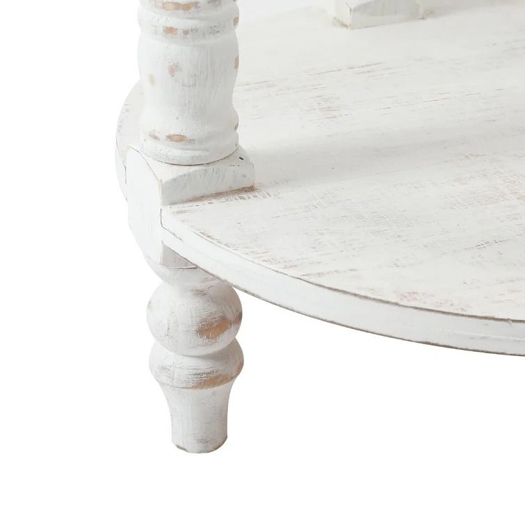Ozella Solid Wood End Table with Storage thumbnail 5